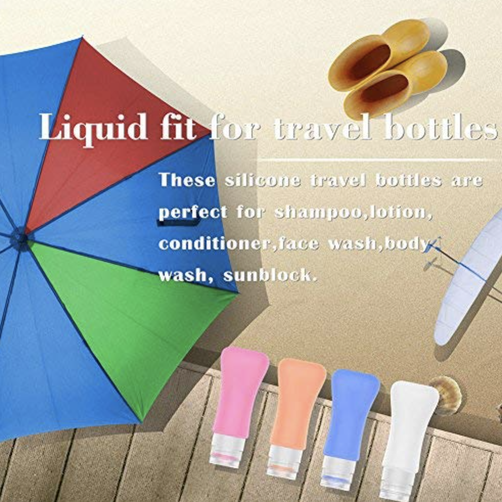 4 Pack Travel Bottles